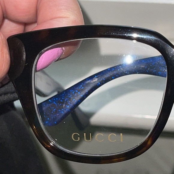 Gucci GG00379 RC, blue square 54mm authentic, like new - Picture 8 of 9